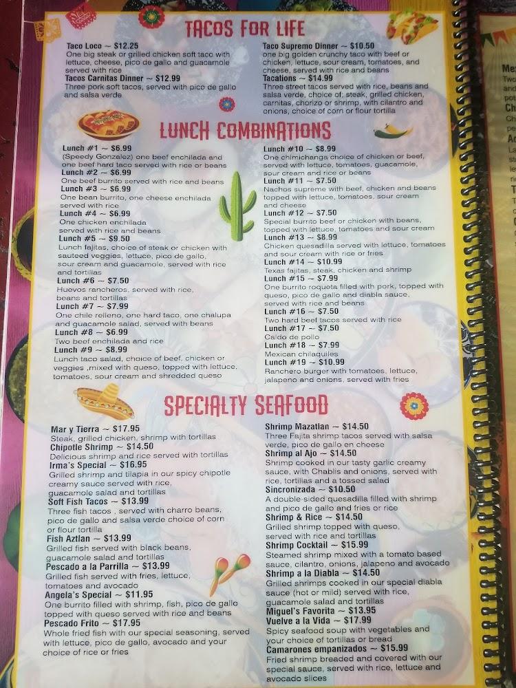 Ranchero Mexican Restaurant Menu image 4